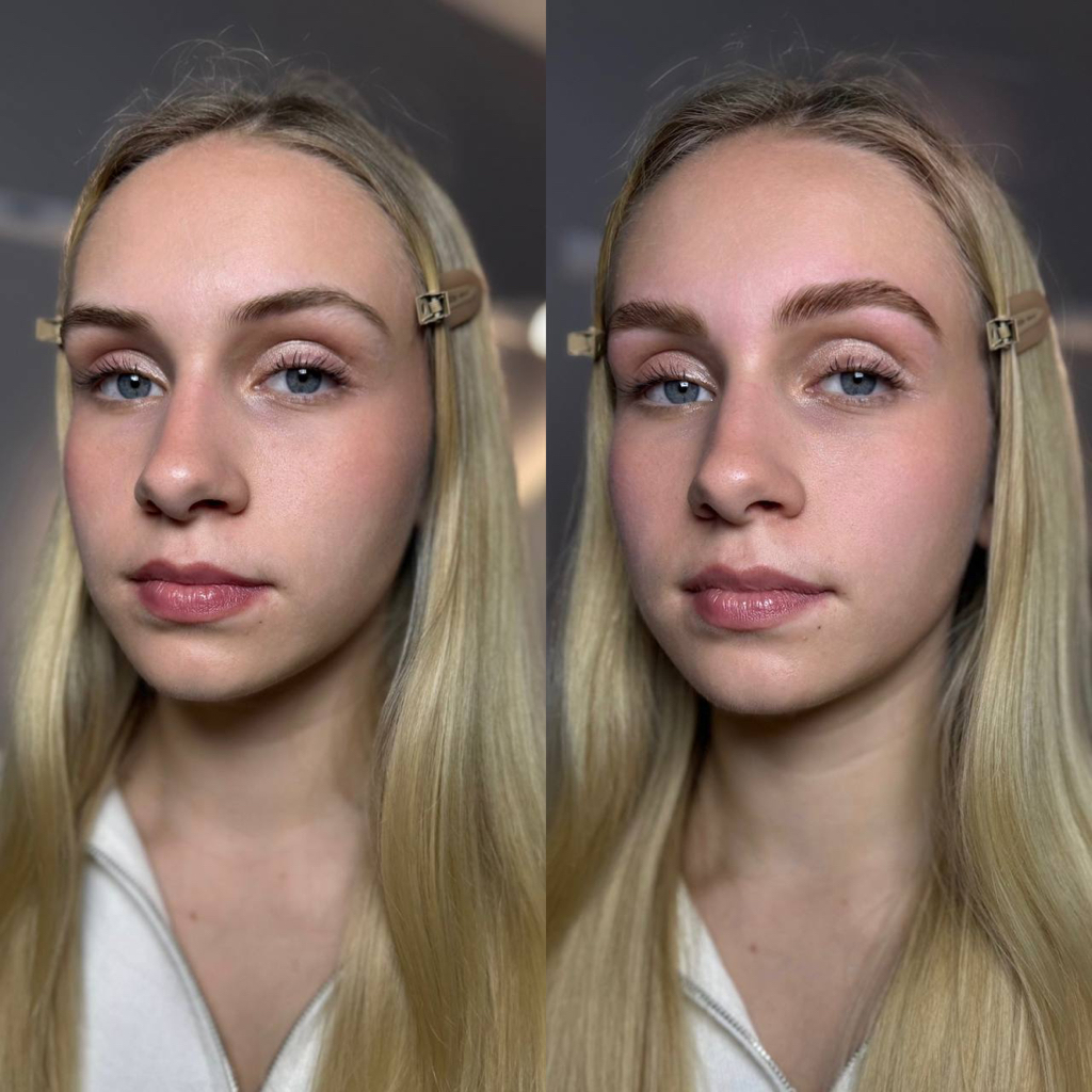 Оформление бровей хной/краской