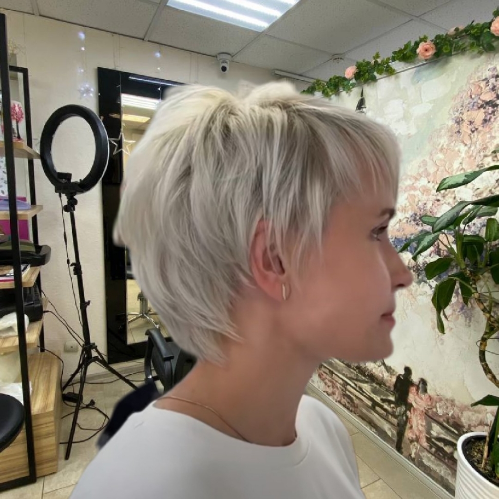 Окрашивание и стрижка волос