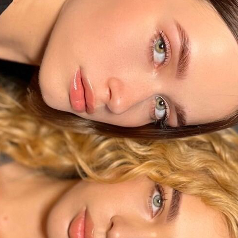 Окрашивание бровей+коррекция бровей