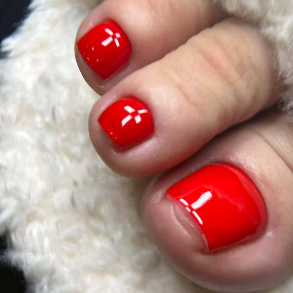 Обработка пальцев с покрытием гель лак (без изменений)