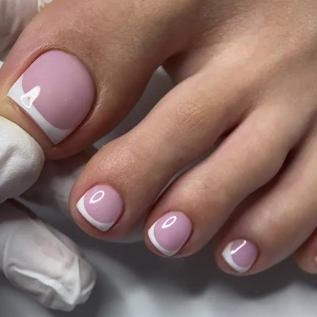 ПЕДИКЮР стопы С ПОКРЫТИЕМ  гель лак + ФРЕНЧ