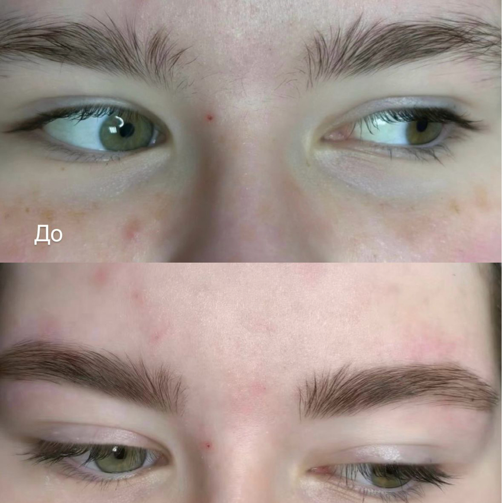 Коррекция бровей