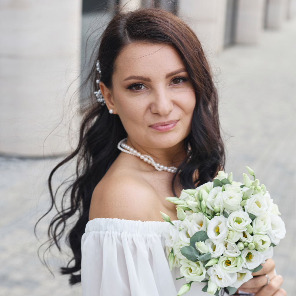 Макияж и прическа невесты