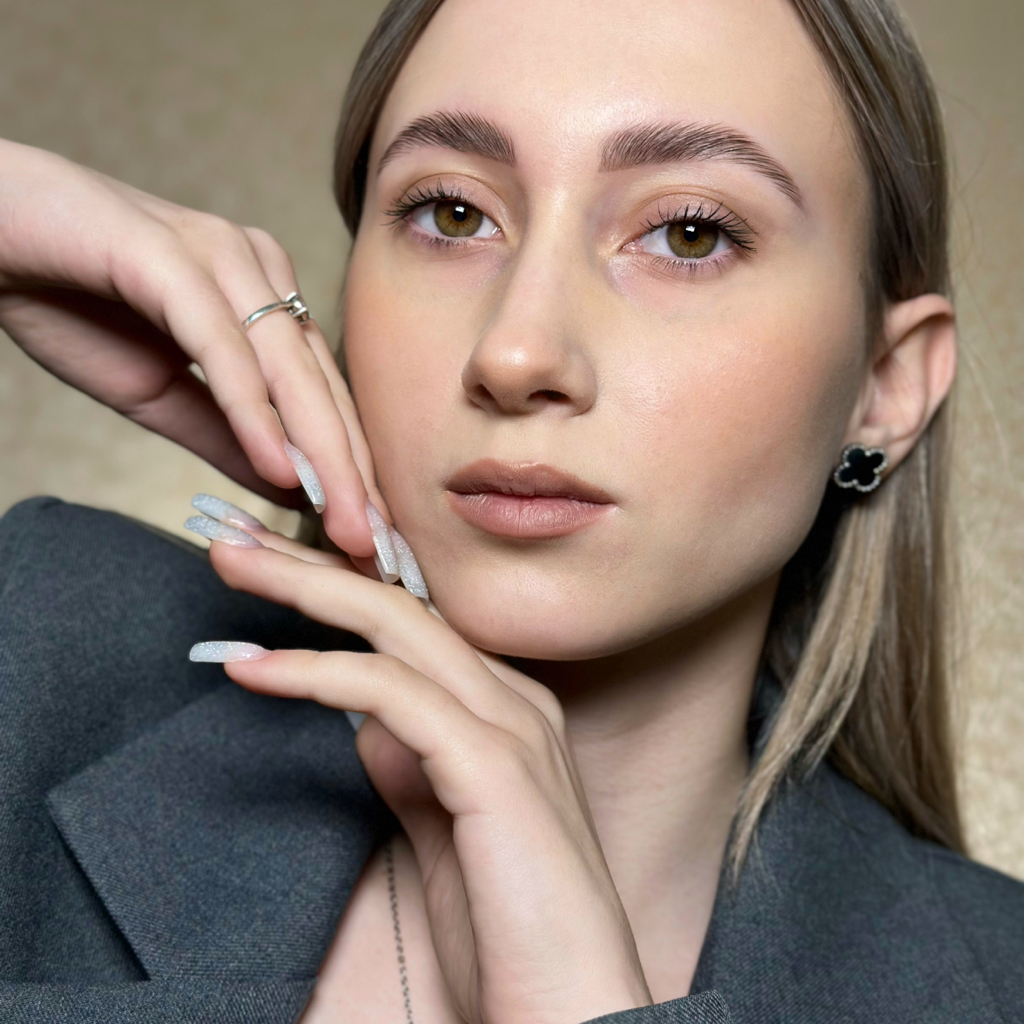 Ламинирование бровей коррекция+окрашивание