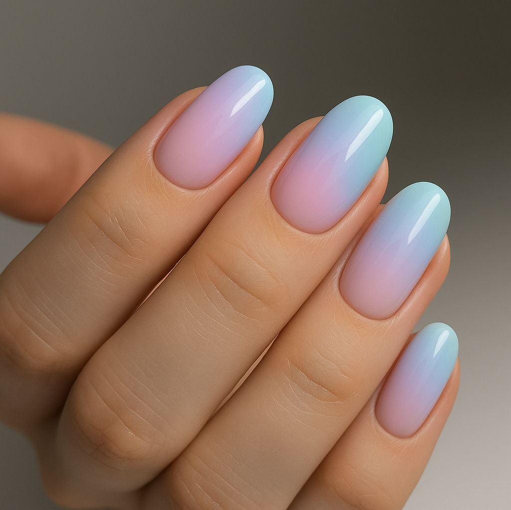 Дизайн Градиент 10 ногтей
