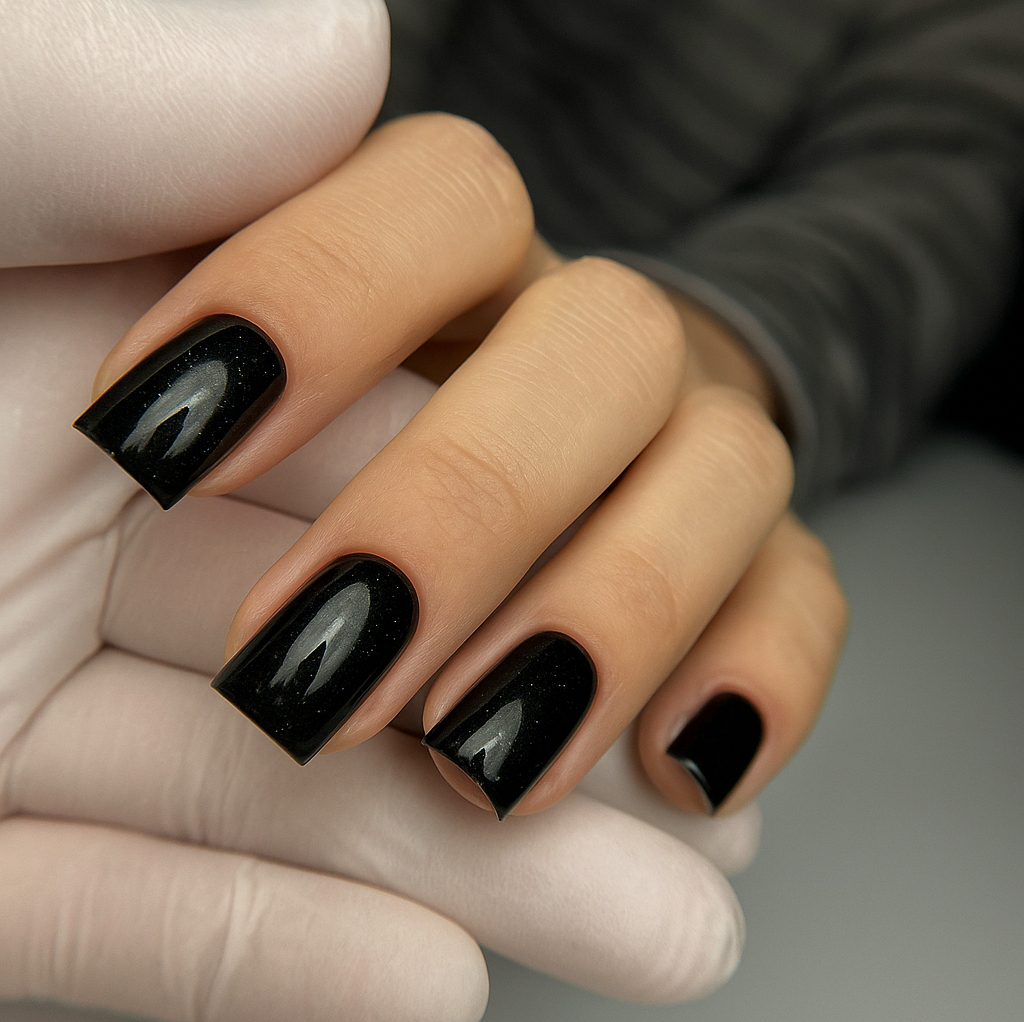 Маникюр + снятие + укрепление гелем + выравнивание ногтевой пластины + однотонное покрытие гель лак