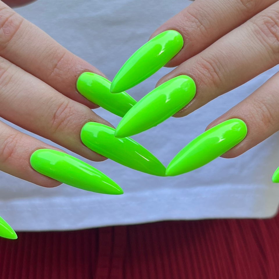 Наращивание ногтей однотон/ nail extension + gel polish