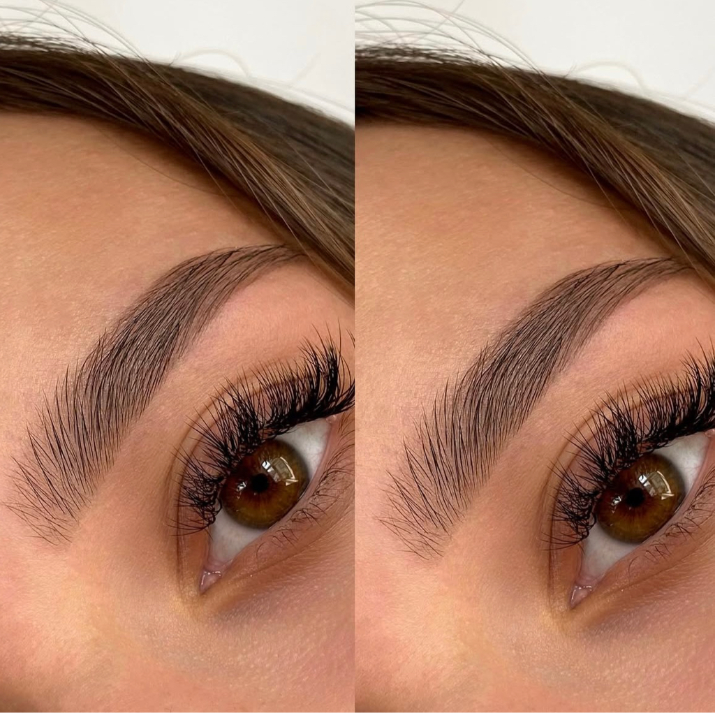 Коррекция (пинцет/воск) + окрашивание