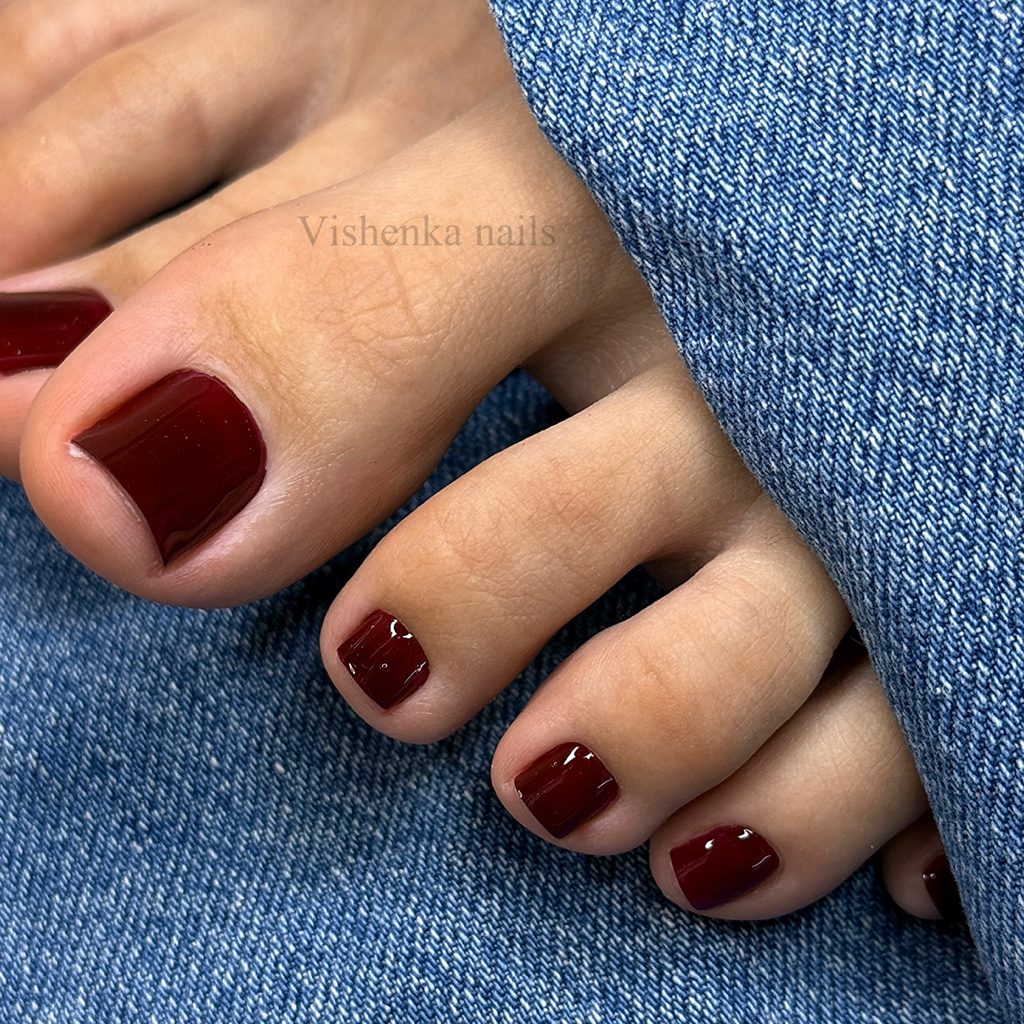 Педикюр полный с покрытием