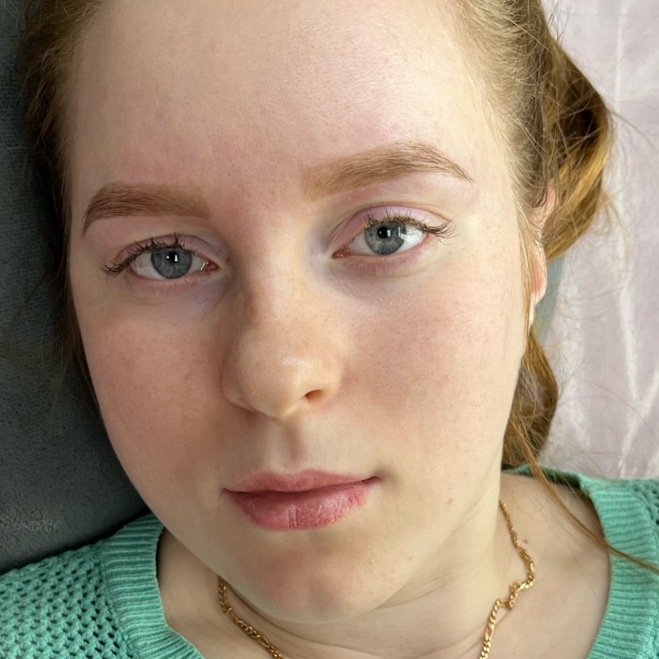 Оформление и окрашивание бровей + окрашивание ресниц