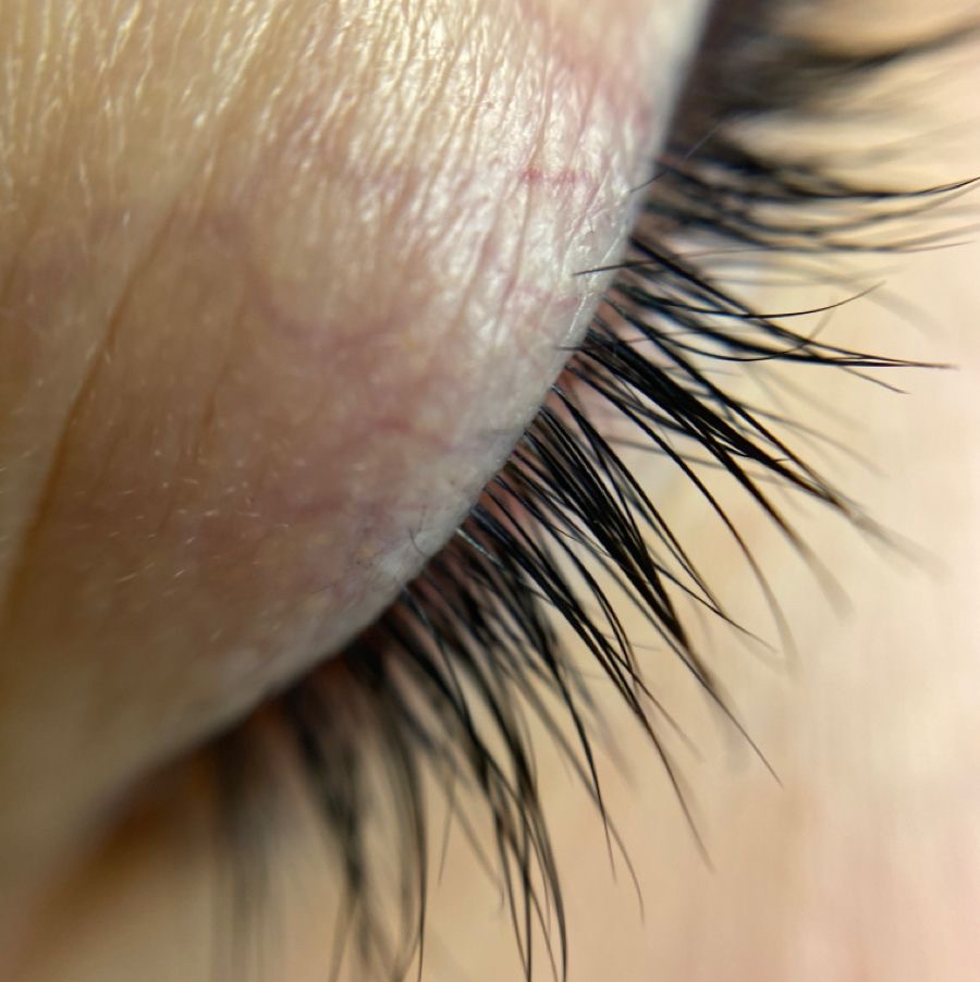 Окрашивание ресниц краской