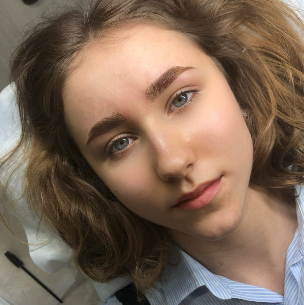 Оформление и окрашивание бровей+ресниц +ВАКСИНГ 1 зона