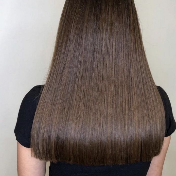 Окрашивание волос 1 тон ( длина по лопатки и ниже)