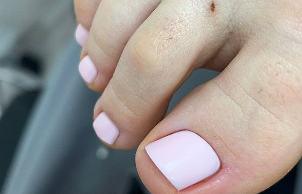 Препаратный педикюр Golden Trace(Ceramide Care) (С покрытием гель-лак)