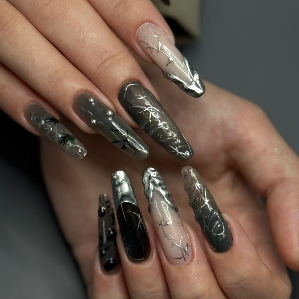 Коррекция ногтей (длина 5-7) + любой дизайн