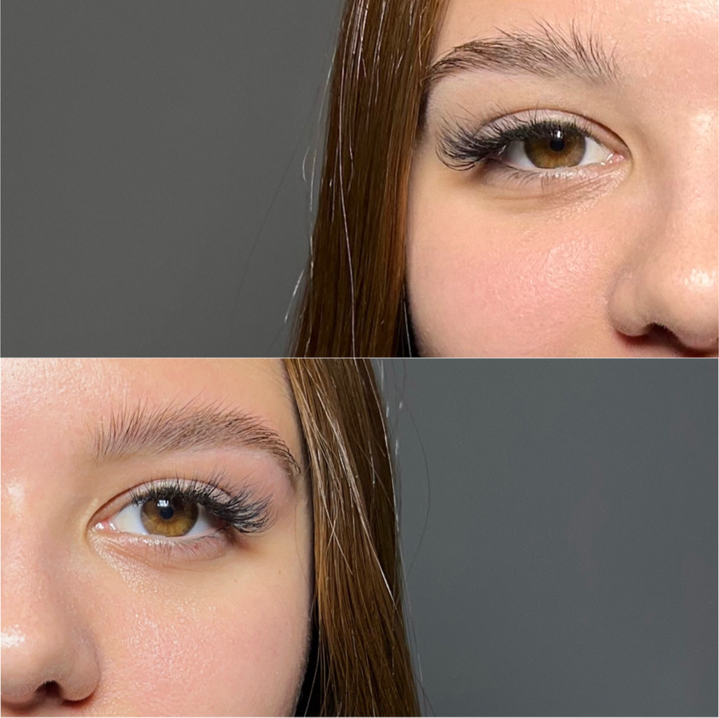 Осветление бровей + коррекция