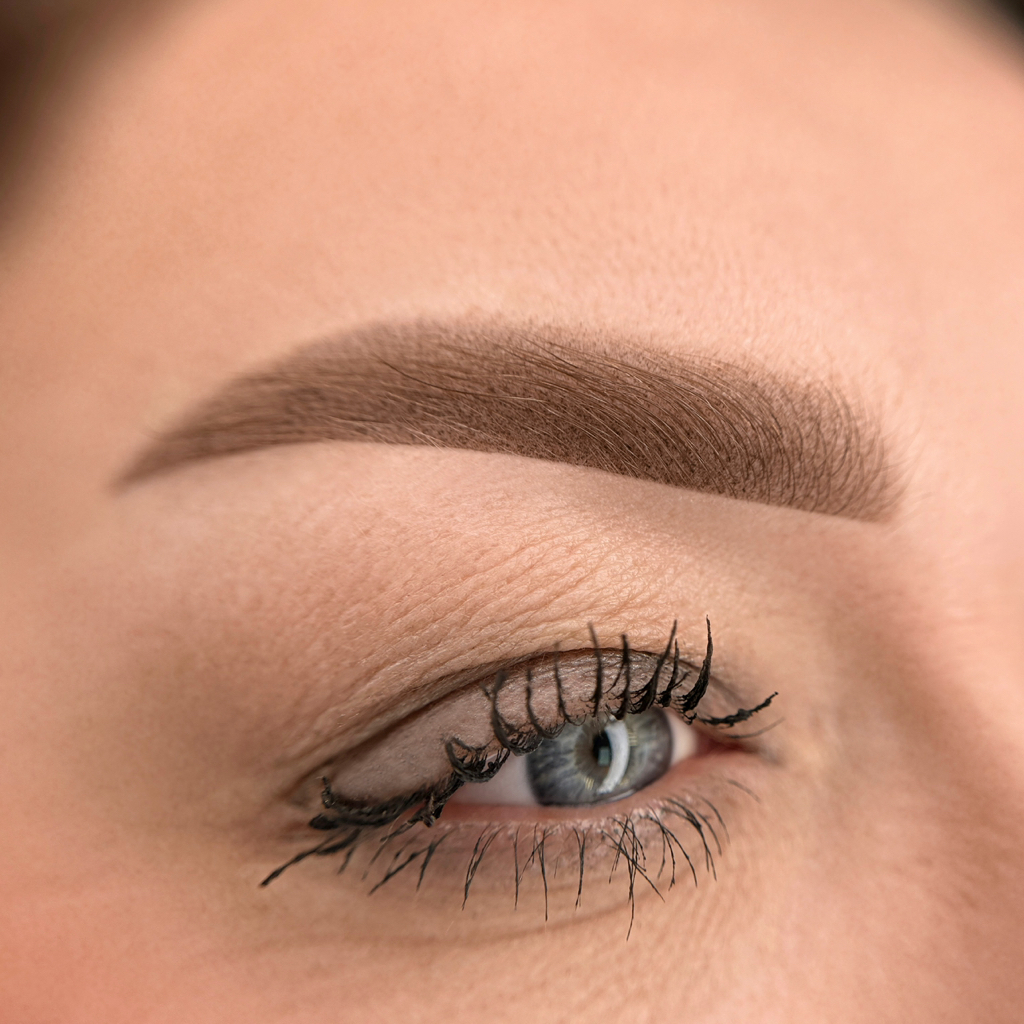 Перманентный макияж бровей