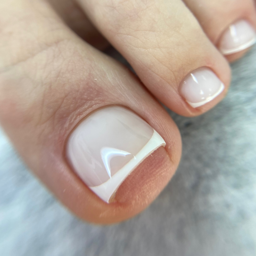 Педикюр/пальчики с покрытием гель-лак