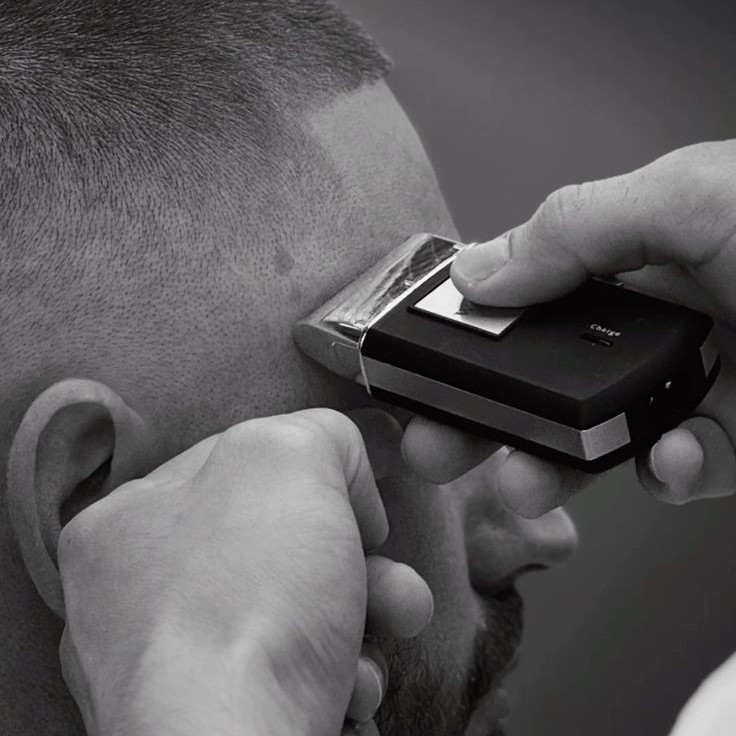 Мужская стрижка под машинку