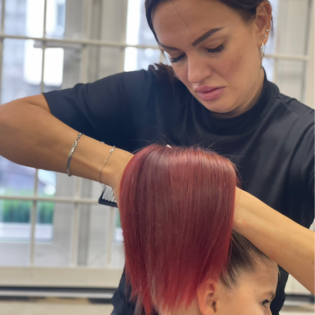 Тонирование детских прядей ( без осветления)