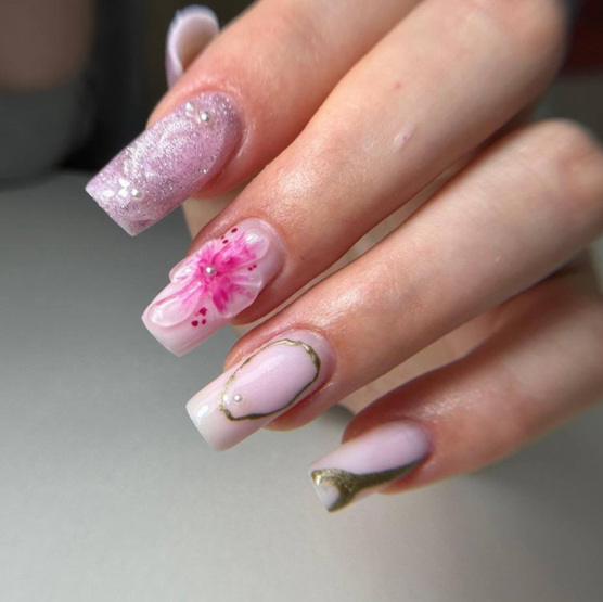 Маникюр с крейзи дизайном