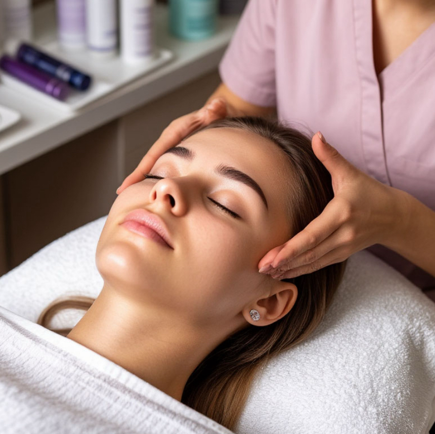 Массаж головы