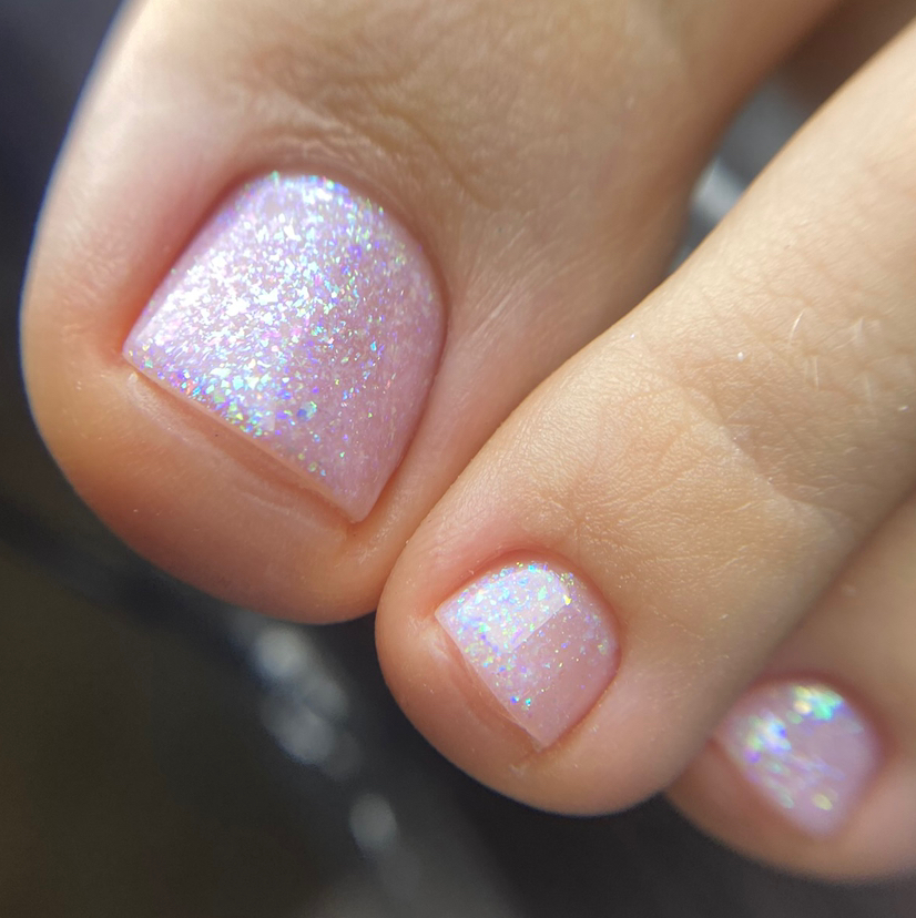 Педикюр с покрытием : Гель-лак/Лак/Однофазный гель-лак (Без обработки стоп)