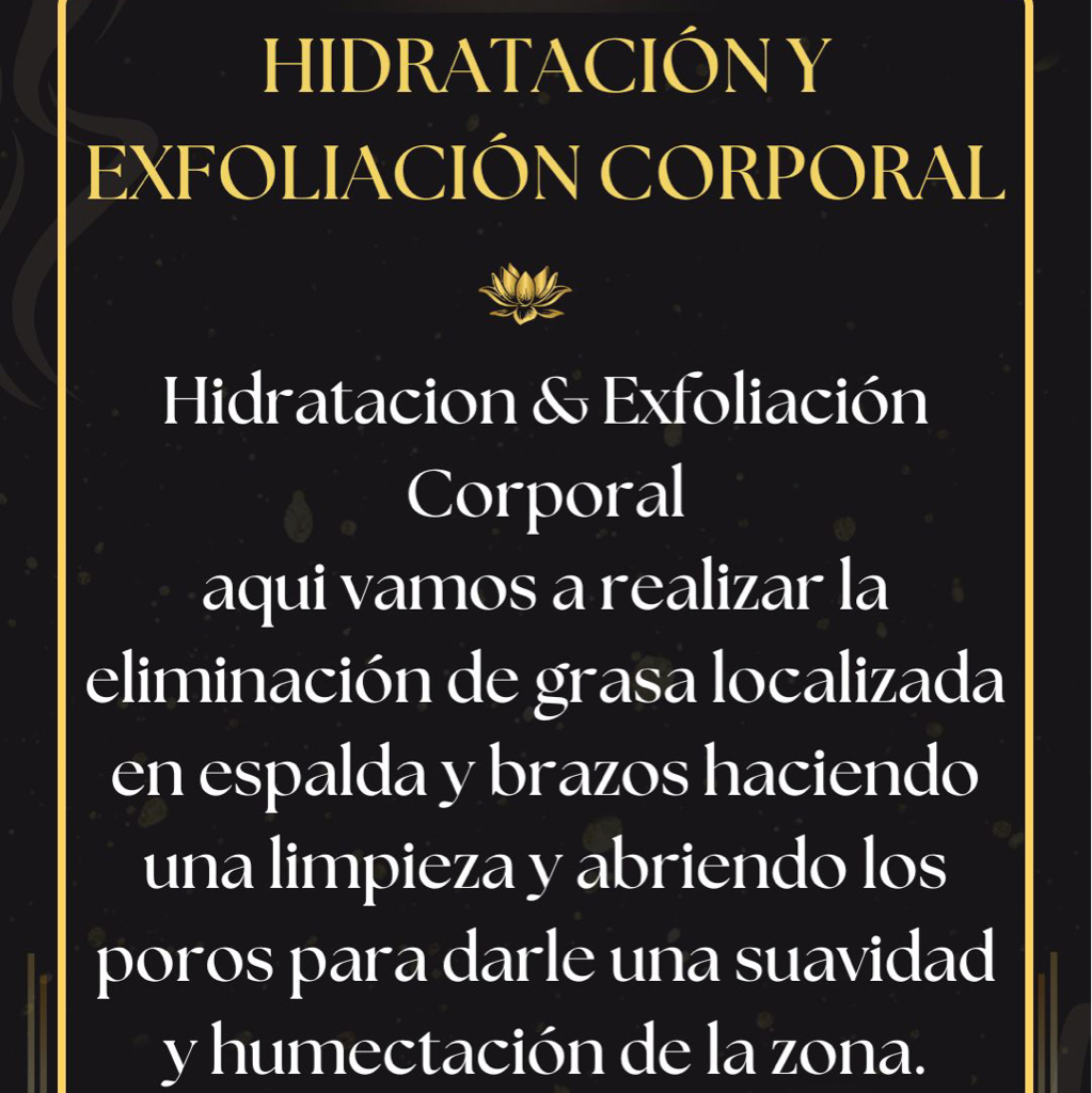 Hidratacion Y Exfoliación Corporal