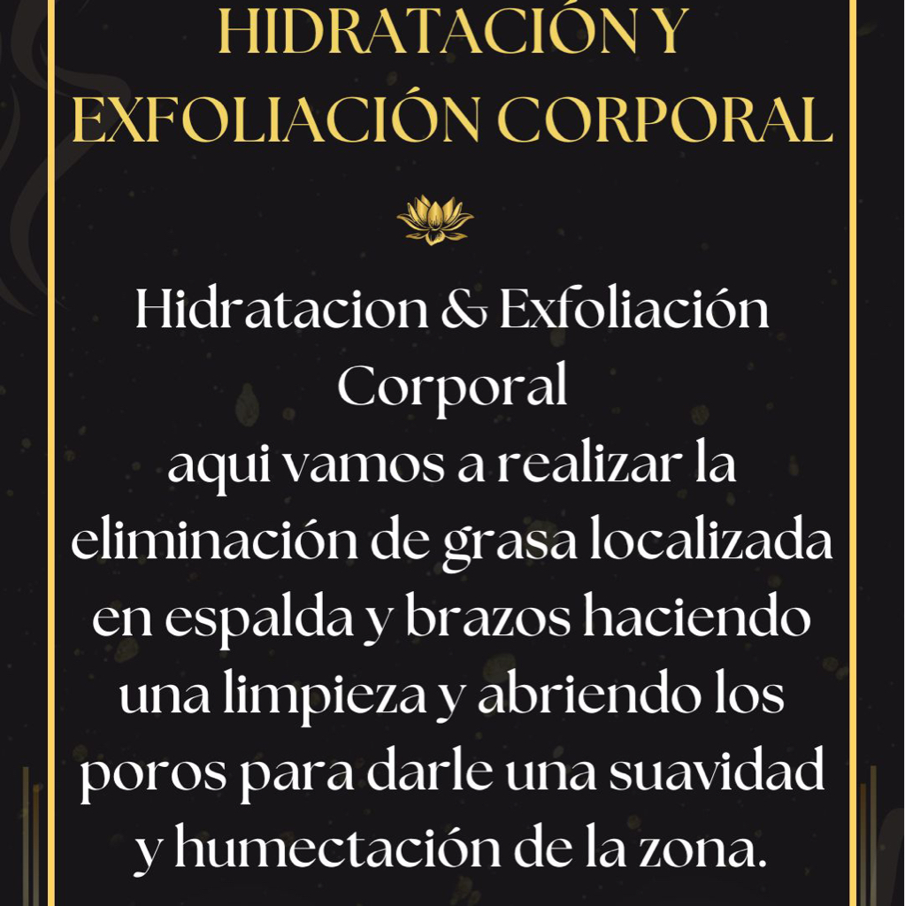 Hidratacion y Exfoliación Corporal