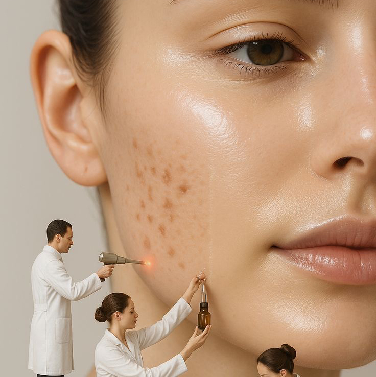 ДЕТОКС-РИТУАЛ для работы с пигментацией: осветление и сияние, обновление кожи без шелушения, моментальное свечение и упругость лица