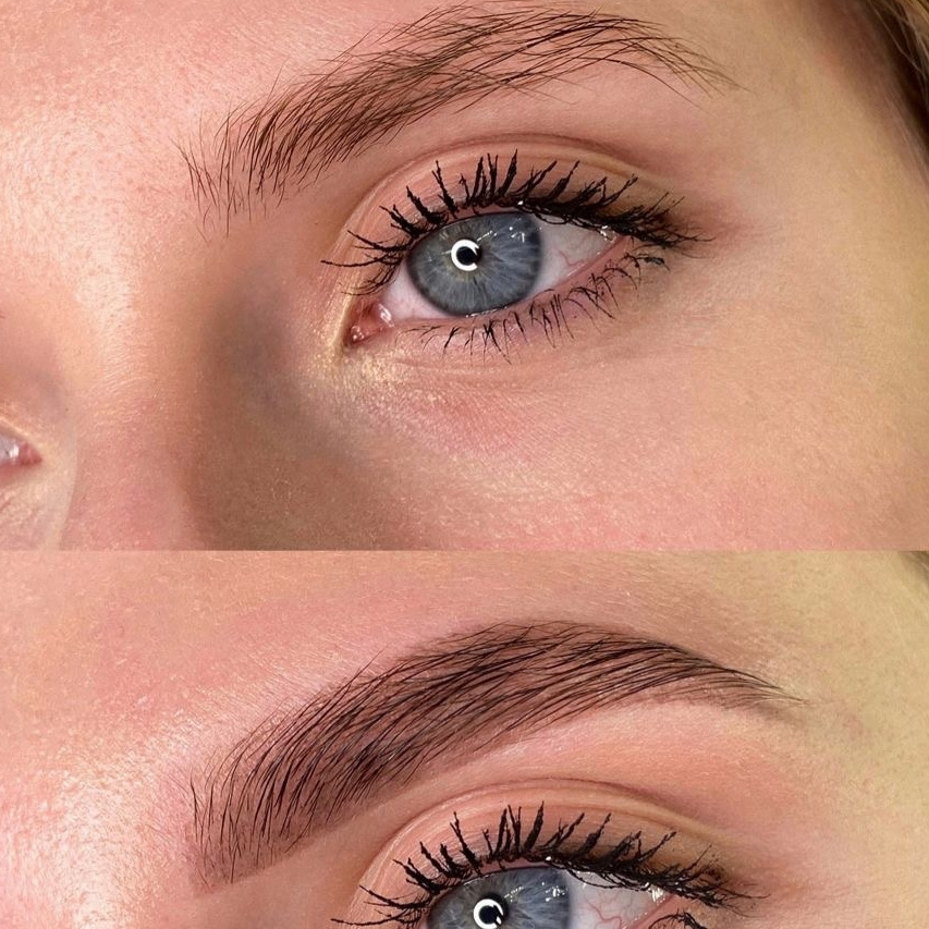 Оформление бровей