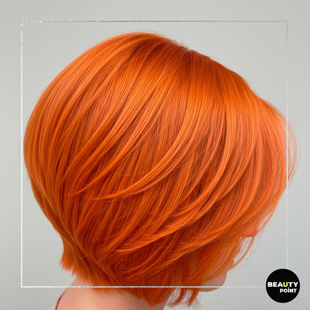 Однотонное окрашивание волос (длинные волосы)