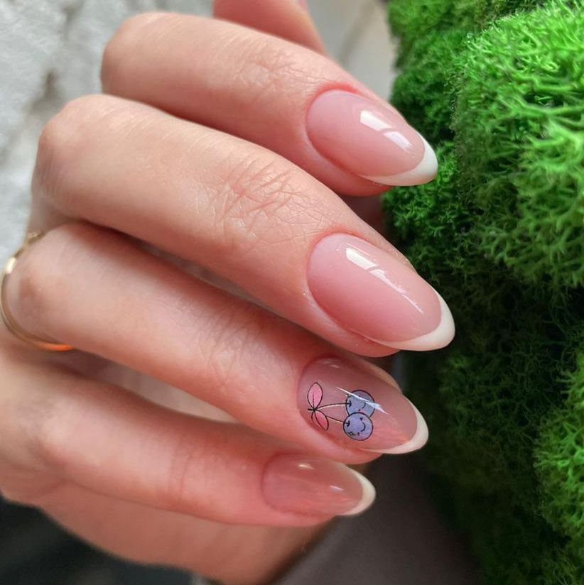 Маникюр с укрепление гелем (Короткие ногти)