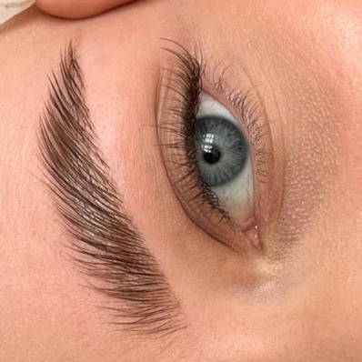 Долговременная укладка бровей (окрашивание краской + коррекция)