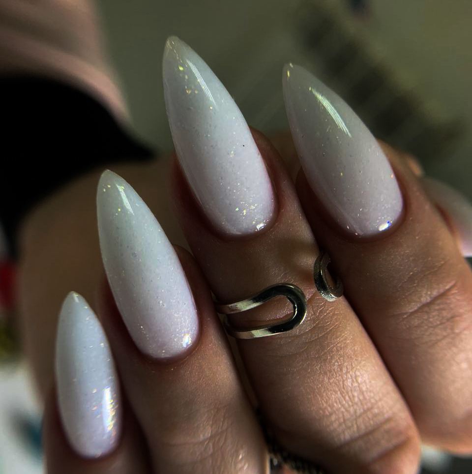 Маникюр с укреплением (длинные ногти)