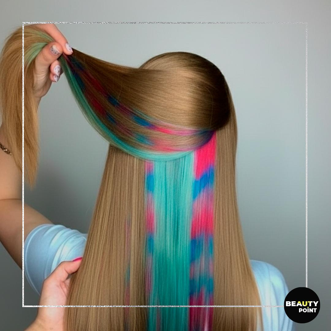 Скрытое окрашивание волос