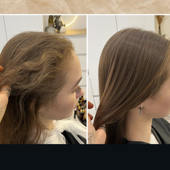 Коррекция челки/лицевой зоны