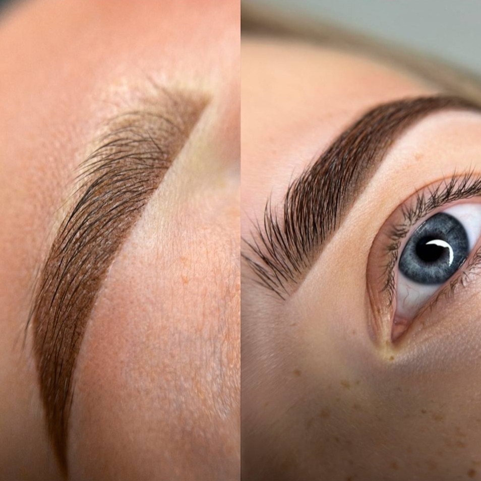 Брови//архитектура+окрашивание//краска