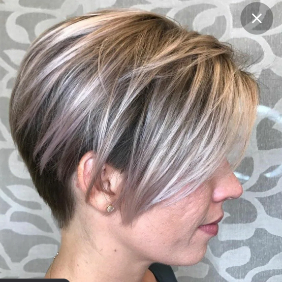 Мелирование на короткие волосы ( до скул )