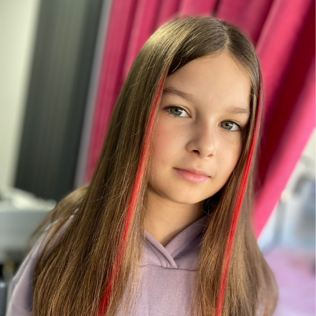 Дополнительно цветные пряди к кератину/уходу/пилингу (расшифровка в описании)