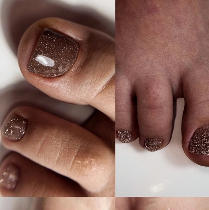 Педикюр с покрытием