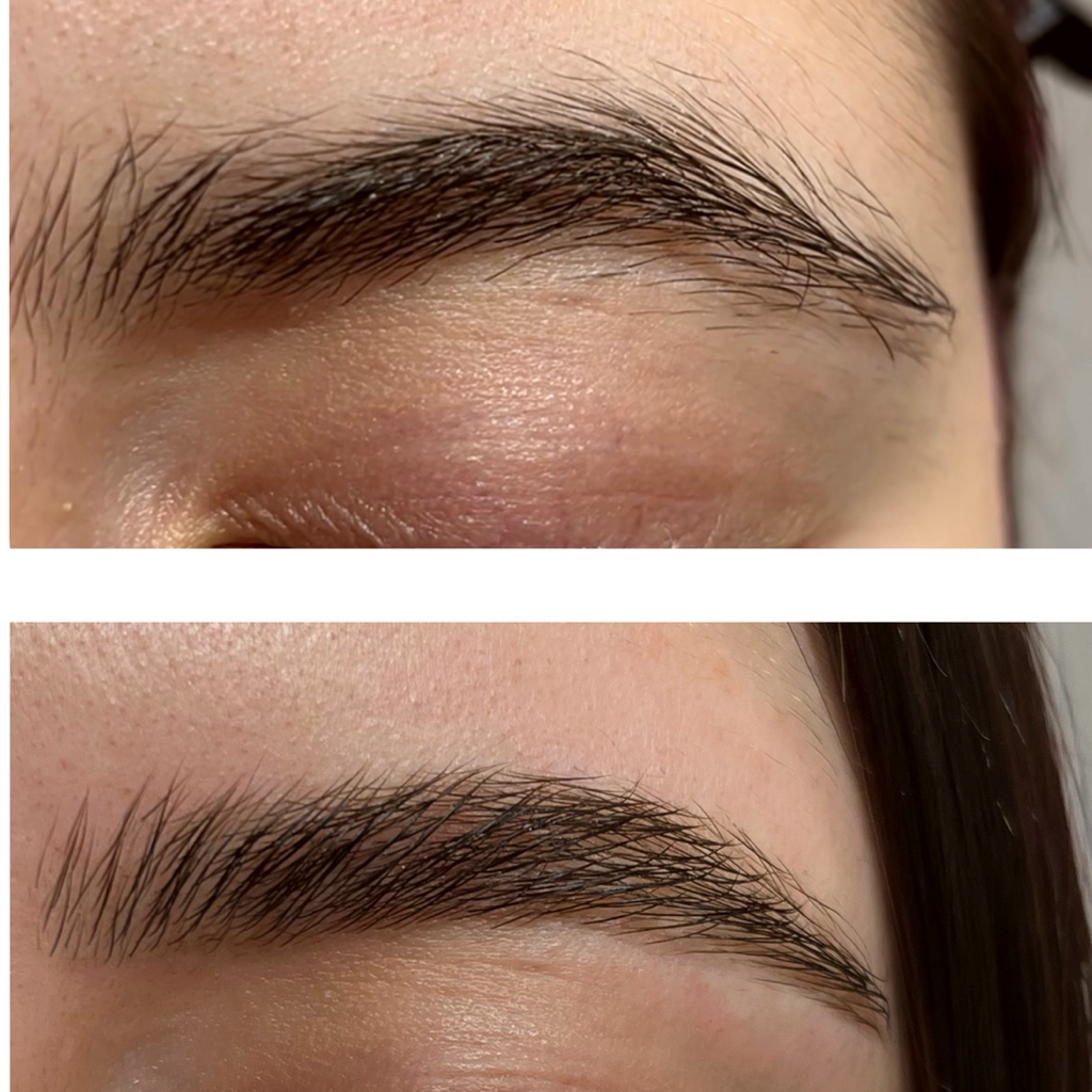 Коррекция бровей воск/пинцет