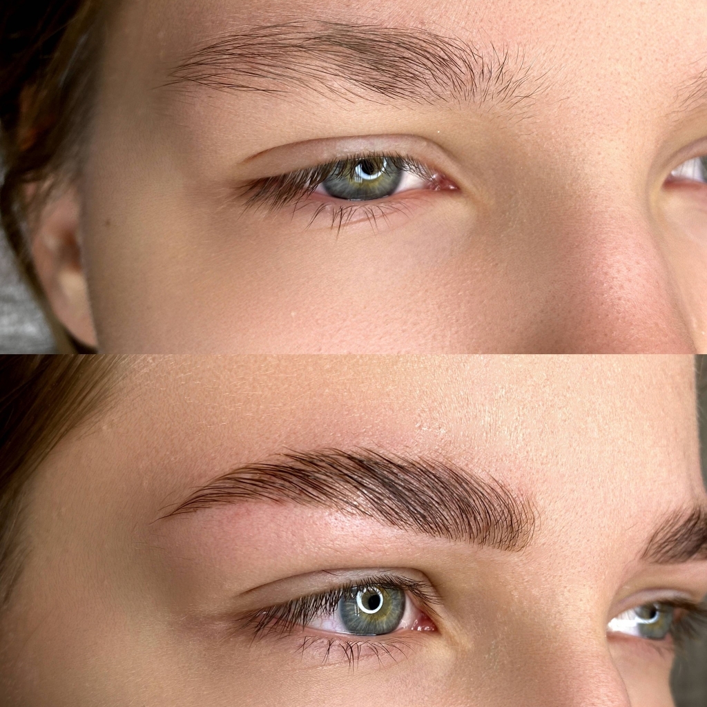 Оформление бровей