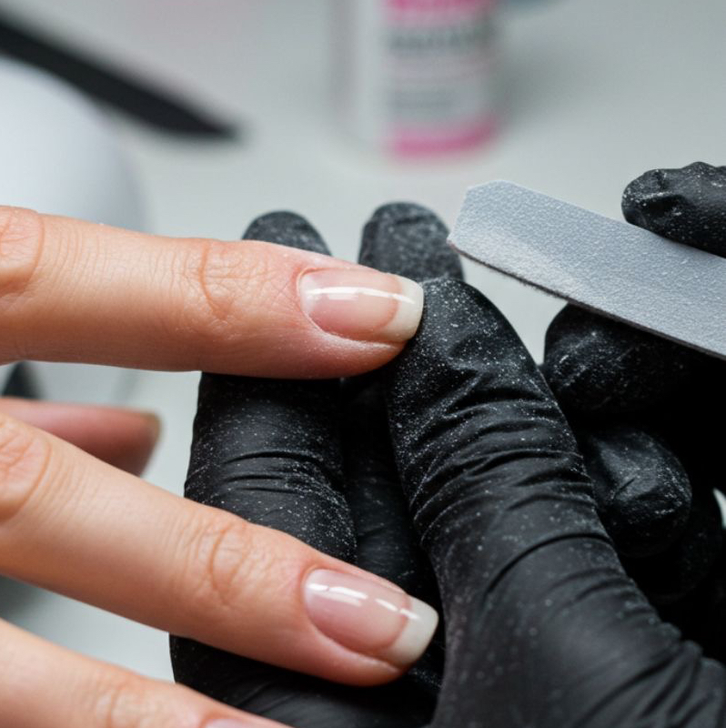 კლასიკური მანიკური+ლაქის გადასმა