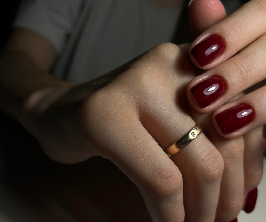 Маникюр + укрепление ( Однотон)