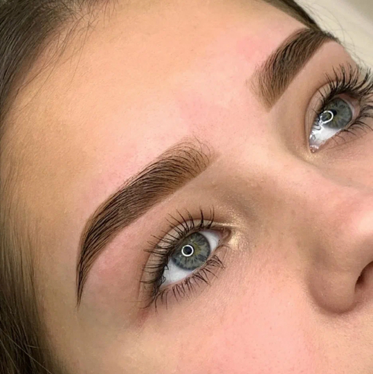 Брови коррекция + окрашивание