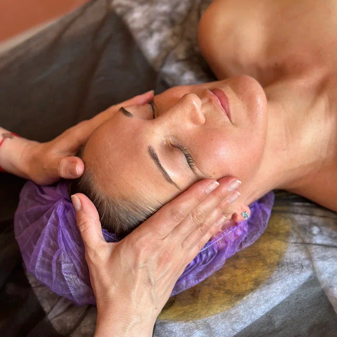 Массаж лица 45 мин (цена за один сеанс при покупке 5 сеансов)