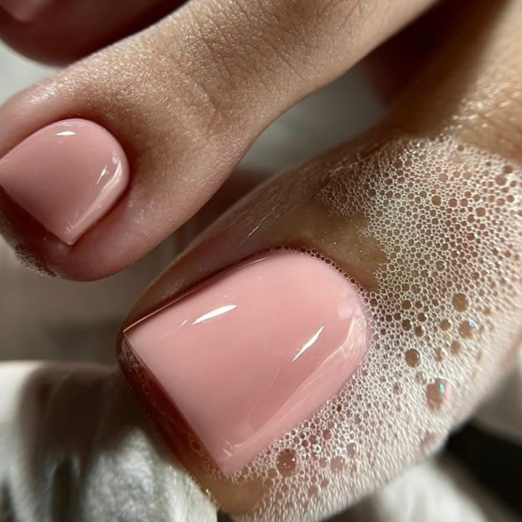 Обработка пальчиков с покрытием