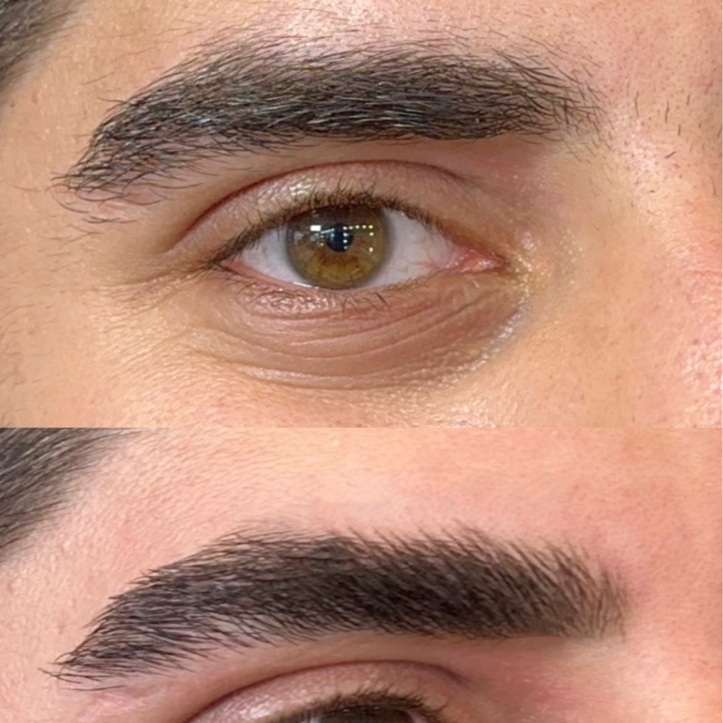 Мужское оформление бровей