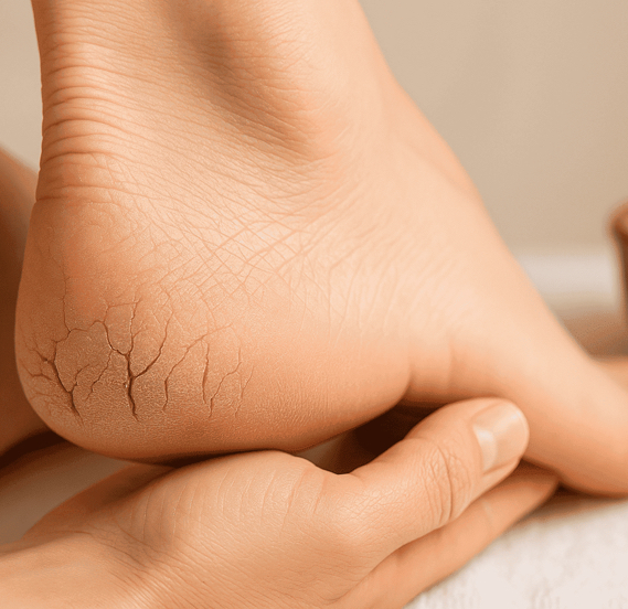 Поверхностные трещины/ Гиперкератоз (Доп. к педикюру)